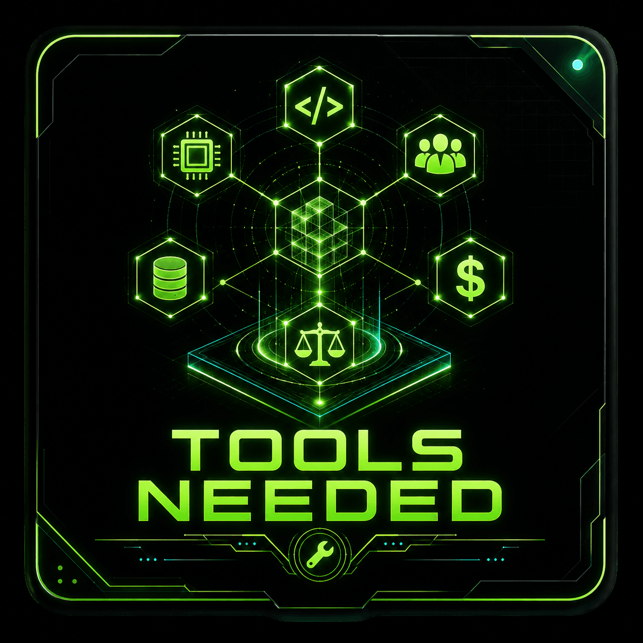 Tools Needed tile concept